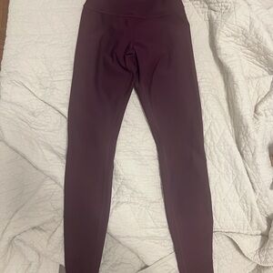 Alo Maroon Yoga Leggings